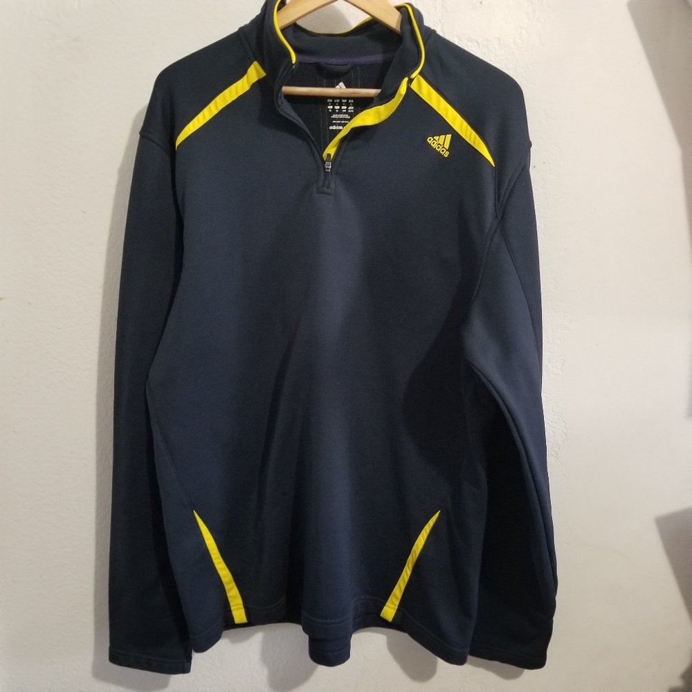 Adidas pull over half zip sz XL